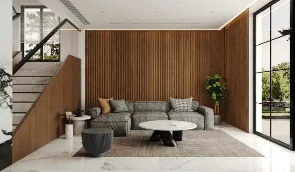 Pare Arch decorative wall panel with curved architectural design