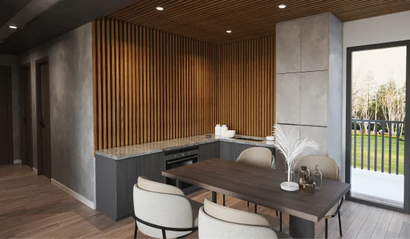 Pare Vertica vertical wall panel for height enhancement