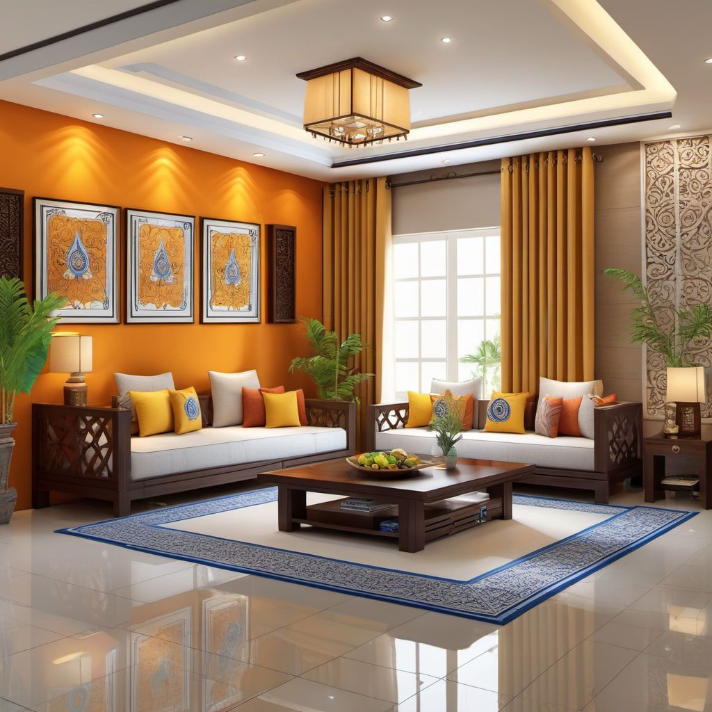 Luxury interior design featuring premium decorative wall treatments